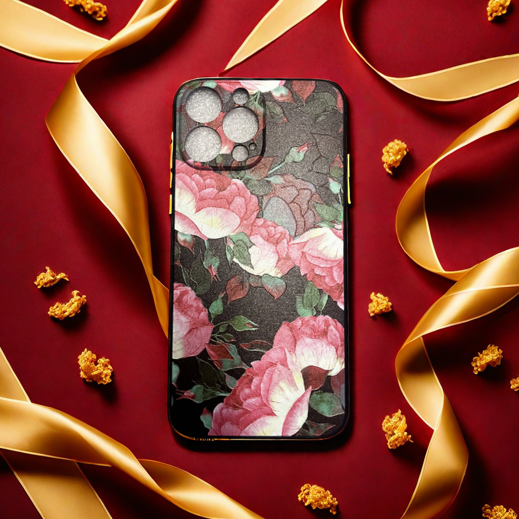 Elegant Peony Flowers iPhone Cases