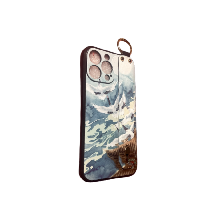 White Flying Crane iPhone Cases