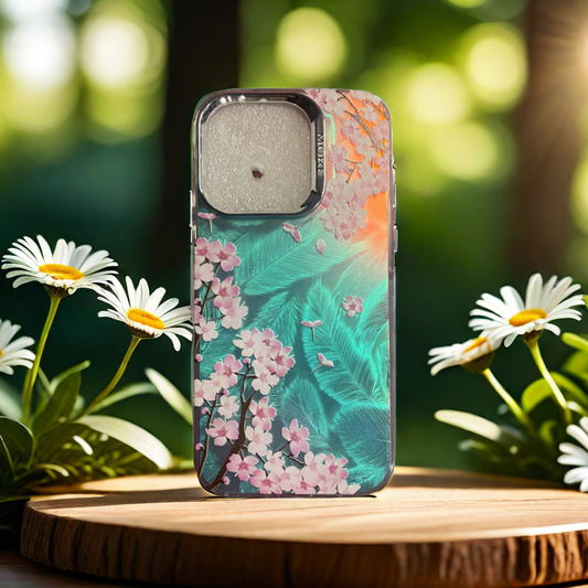 Cherry Blossom Laser iPhone Cases